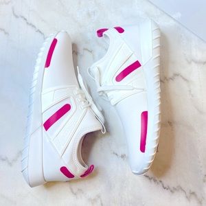MONCLER Hot Pink White Athletic Shoes NWT